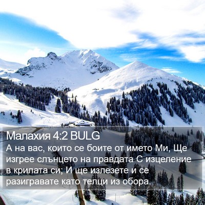 Малахия 4:2 BULG Bible Verse Image