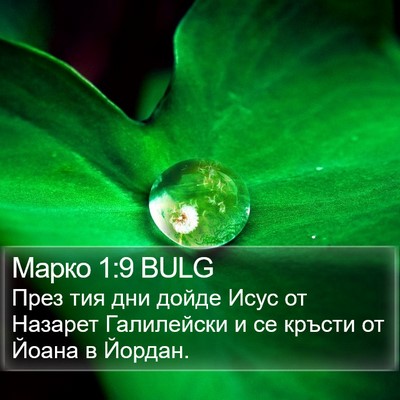 Марко 1:9 BULG Bible Verse Image