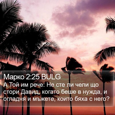 Марко 2:25 BULG Bible Verse Image