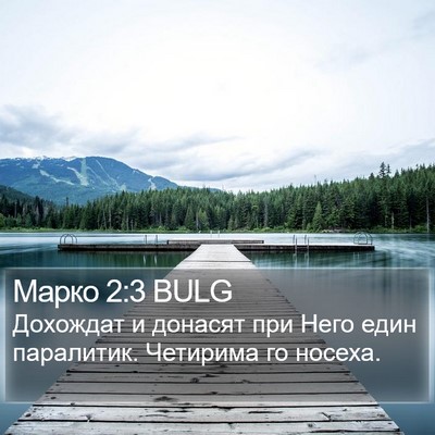 Марко 2:3 BULG Bible Verse Image