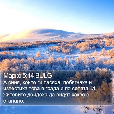 Марко 5:14 BULG Bible Verse Image