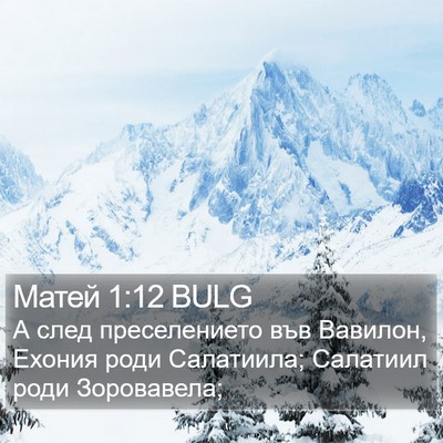 Матей 1:12 BULG Bible Verse Image