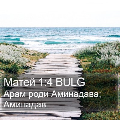 Матей 1:4 BULG Bible Verse Image