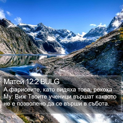 Матей 12:2 BULG Bible Verse Image