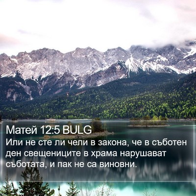 Матей 12:5 BULG Bible Verse Image