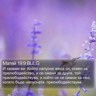 Матей 19:9 BULG Bible Verse Image