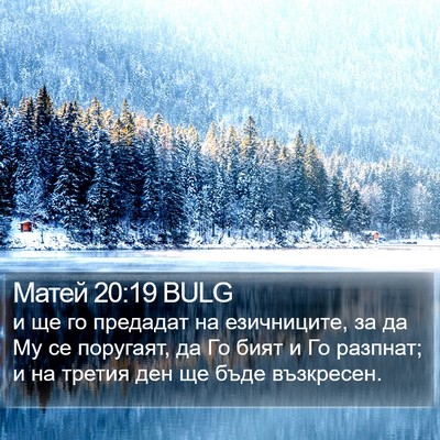 Матей 20:19 BULG Bible Verse Image