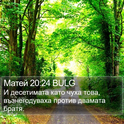 Матей 20:24 BULG Bible Verse Image