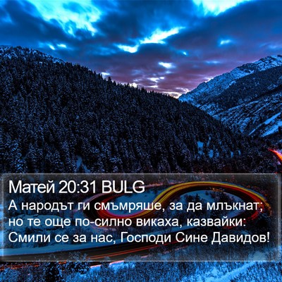Матей 20:31 BULG Bible Verse Image