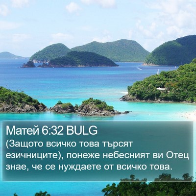 Матей 6:32 BULG Bible Verse Image