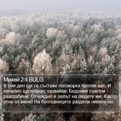 Михей 2:4 BULG Bible Verse Image