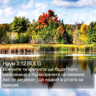 Наум 3:12 BULG Bible Verse Image