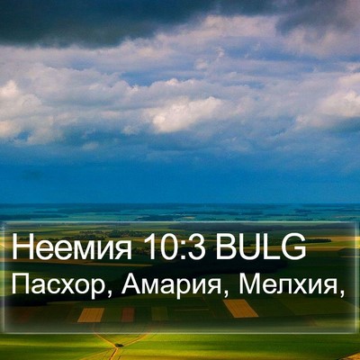 Неемия 10:3 BULG Bible Verse Image