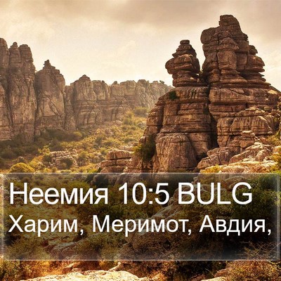 Неемия 10:5 BULG Bible Verse Image