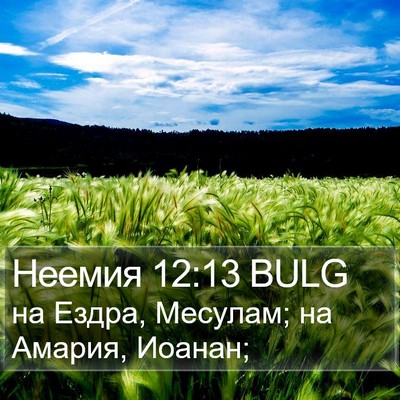 Неемия 12:13 BULG Bible Verse Image