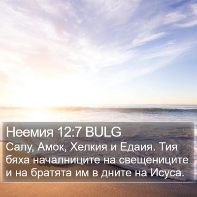 Неемия 12:7 BULG Bible Verse Image
