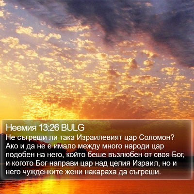 Неемия 13:26 BULG Bible Verse Image