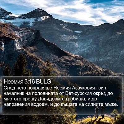 Неемия 3:16 BULG Bible Verse Image