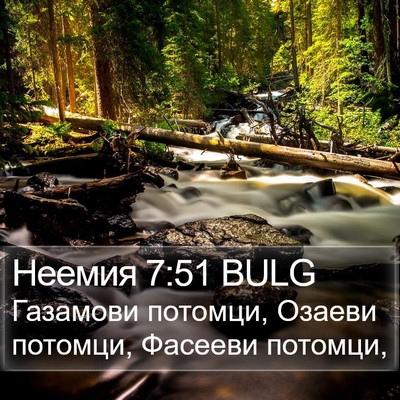 Неемия 7:51 BULG Bible Verse Image