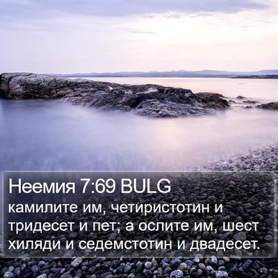 Неемия 7:69 BULG Bible Verse Image