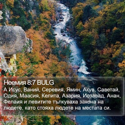 Неемия 8:7 BULG Bible Verse Image