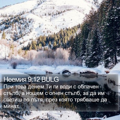 Неемия 9:12 BULG Bible Verse Image