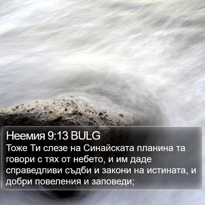 Неемия 9:13 BULG Bible Verse Image