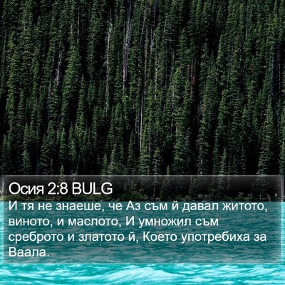 Осия 2:8 BULG Bible Verse Image