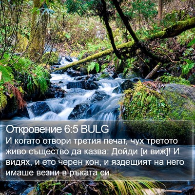 Откровение 6:5 BULG Bible Verse Image