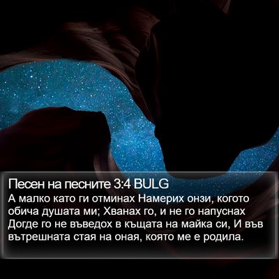 Песен на песните 3:4 BULG Bible Verse Image