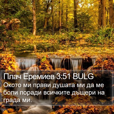Плач Еремиев 3:51 BULG Bible Verse Image