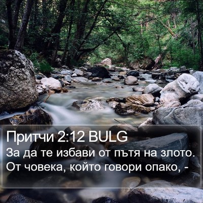 Притчи 2:12 BULG Bible Verse Image