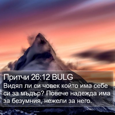 Притчи 26:12 BULG Bible Verse Image