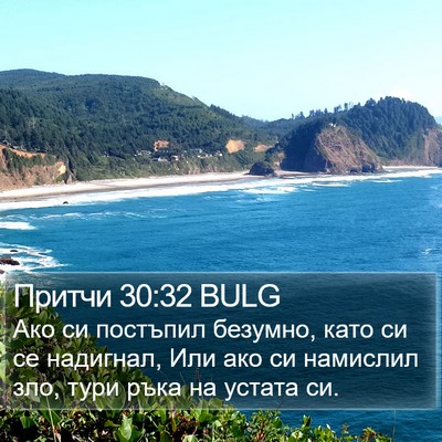 Притчи 30:32 BULG Bible Verse Image