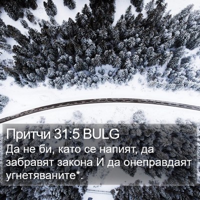 Притчи 31:5 BULG Bible Verse Image