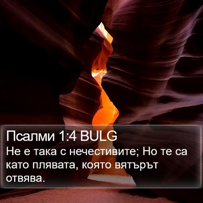 Псалми 1:4 BULG Bible Verse Image