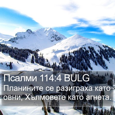 Псалми 114:4 BULG Bible Verse Image