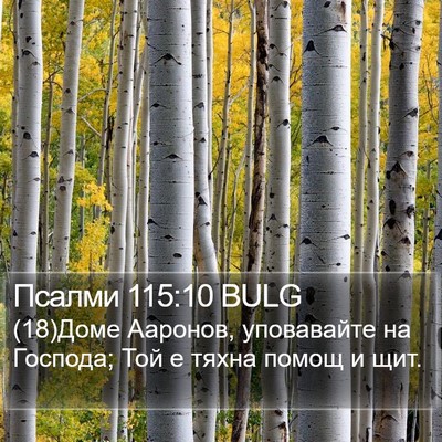 Псалми 115:10 BULG Bible Verse Image