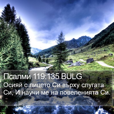 Псалми 119:135 BULG Bible Verse Image