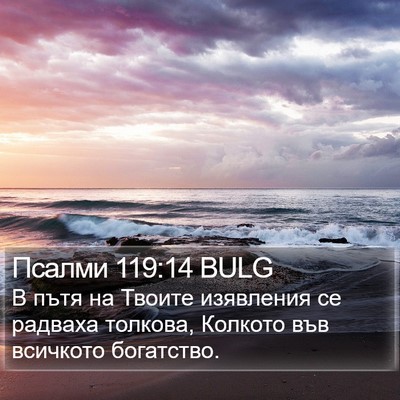 Псалми 119:14 BULG Bible Verse Image