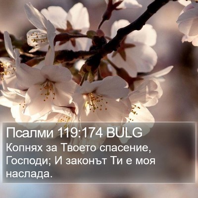 Псалми 119:174 BULG Bible Verse Image
