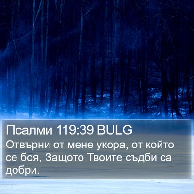 Псалми 119:39 BULG Bible Verse Image