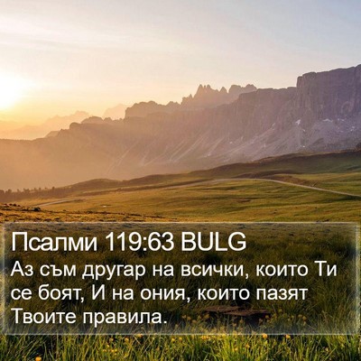 Псалми 119:63 BULG Bible Verse Image