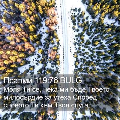 Псалми 119:76 BULG Bible Verse Image