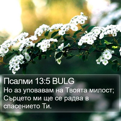 Псалми 13:5 BULG Bible Verse Image