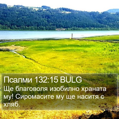 Псалми 132:15 BULG Bible Verse Image