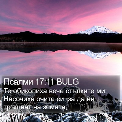 Псалми 17:11 BULG Bible Verse Image