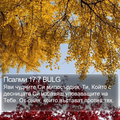 Псалми 17:7 BULG Bible Verse Image