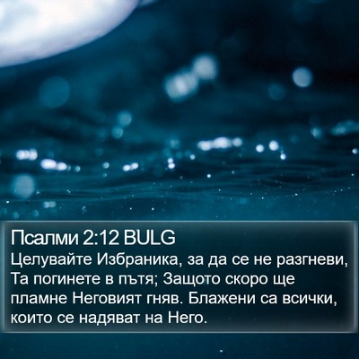 Псалми 2:12 BULG Bible Verse Image