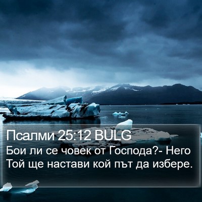 Псалми 25:12 BULG Bible Verse Image